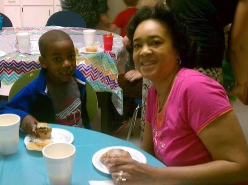 Grandma and 11-year-old boy