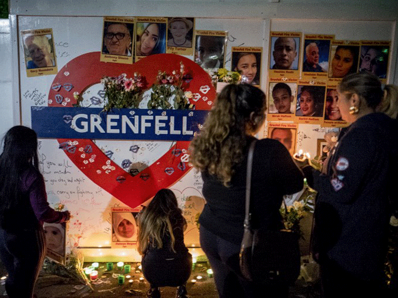 Grenfell Tower memorial A