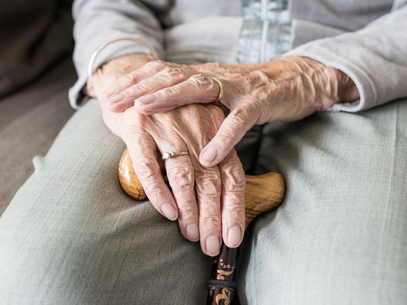 Old person hands generic image