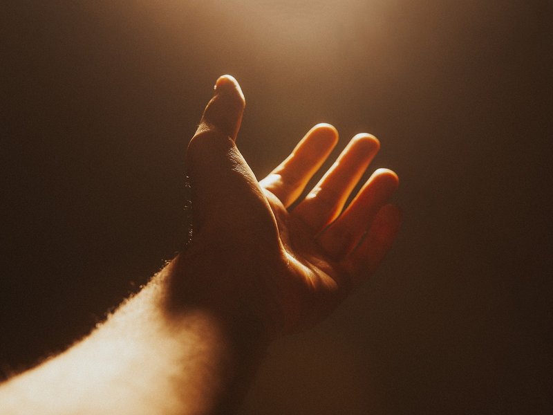 Giving hand