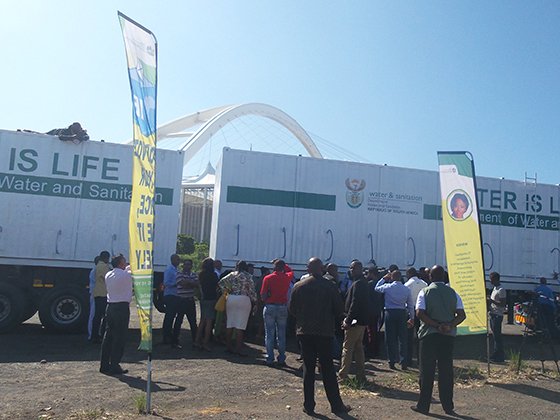 Water storage tankers for drought-hit KZN municipalities