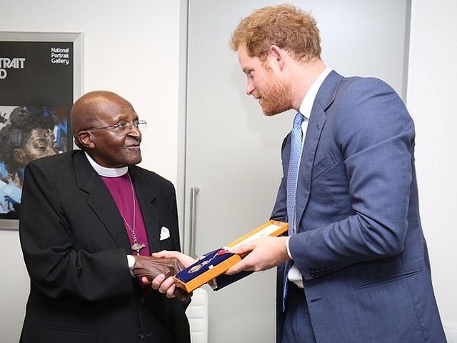 Prince Harry visits Archbishop Tutu-KensingtonRoyal 
