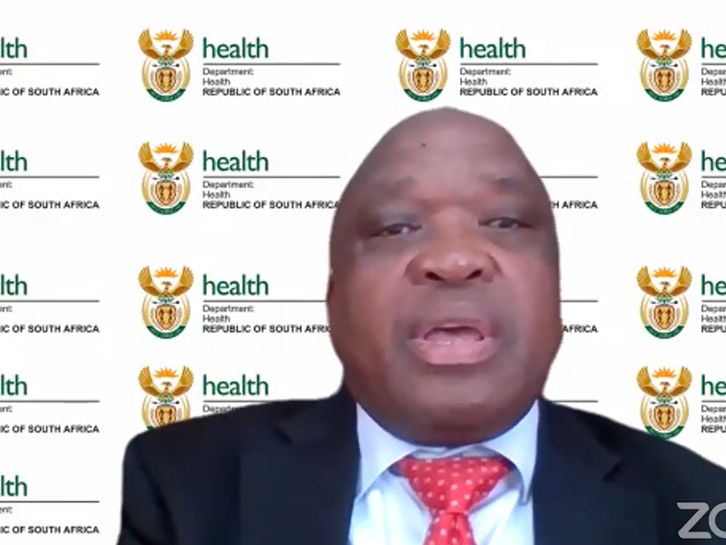 Health Minister Joe Phaahla 3 Dec