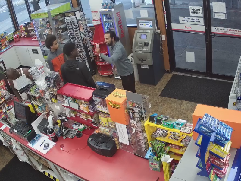 Man suffers a heart attack as teens rob store