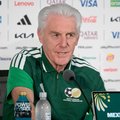 Bafana Bafana coach Hugo Broos speaking at 2026 World Cup press conference