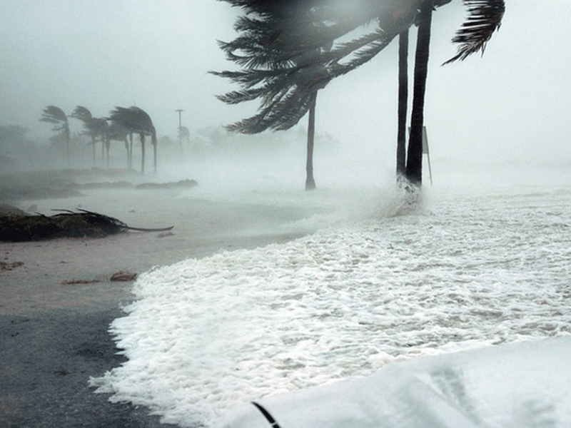Hurricane in Hawaii