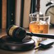 Law gavel, alcohol and car keys / iStock