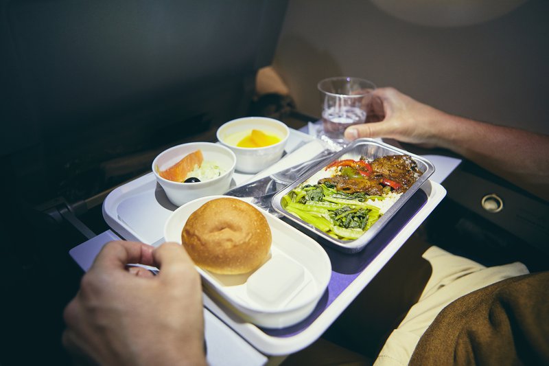 Airplane food