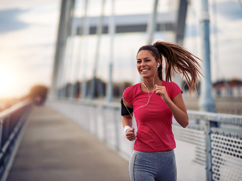 female running