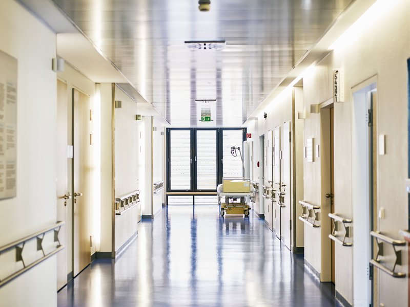 Hospital bed corridor generic