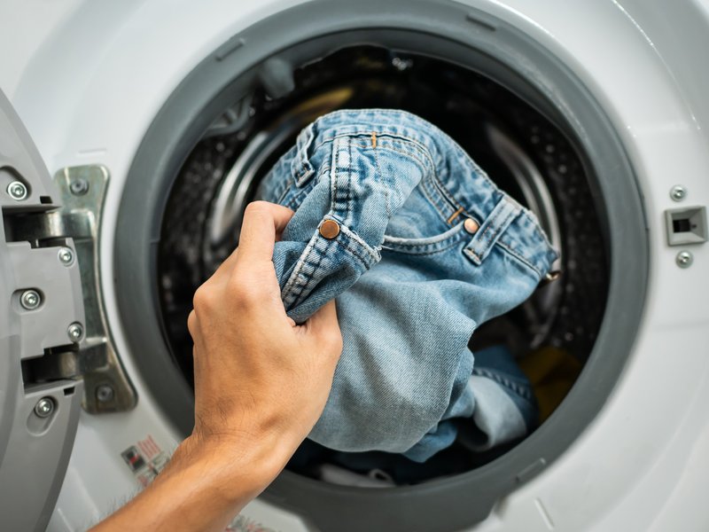 Washing clothes before wearing