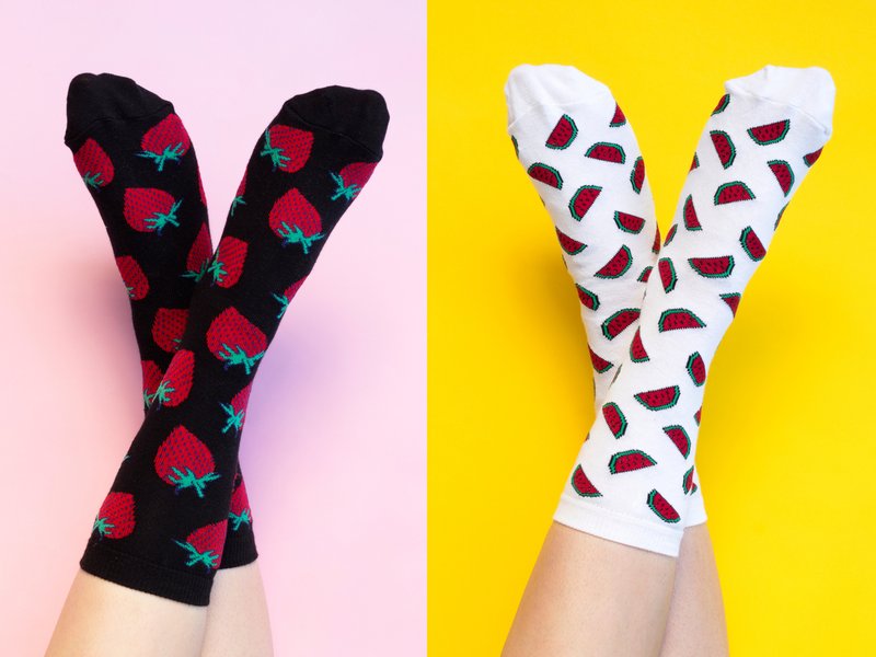 Socks feet