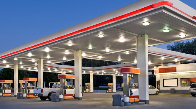 petrol gas station garage generic