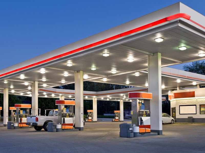 petrol gas station garage generic