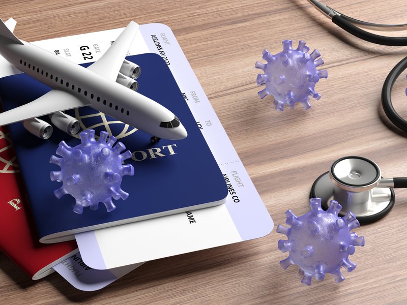 COVID-19 travel concept generic