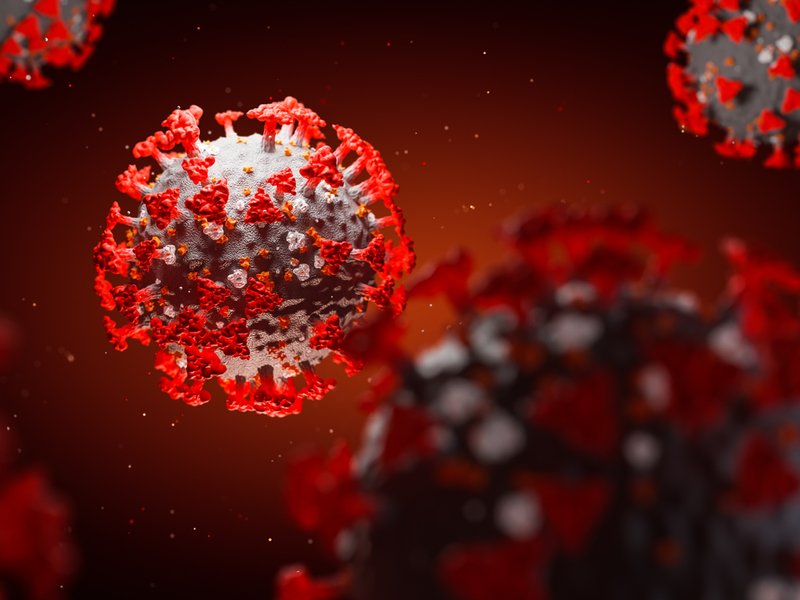 Concept of SARS-CoV-2 or 2019-ncov coronavirus stock photo covid-19 generic