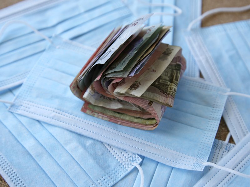 Covid-19 money economy finance currency