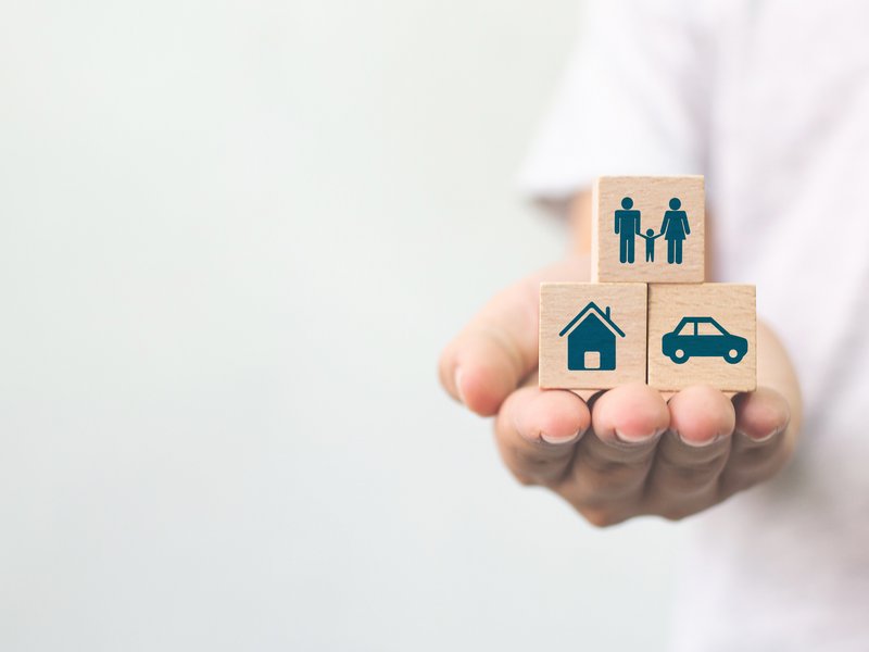 Life insurance, car insurance, house insurance, sneaker insurance