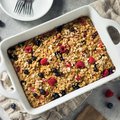 Baked berry oatmeal