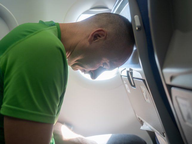 Traveller petty revenge on fellow passenger