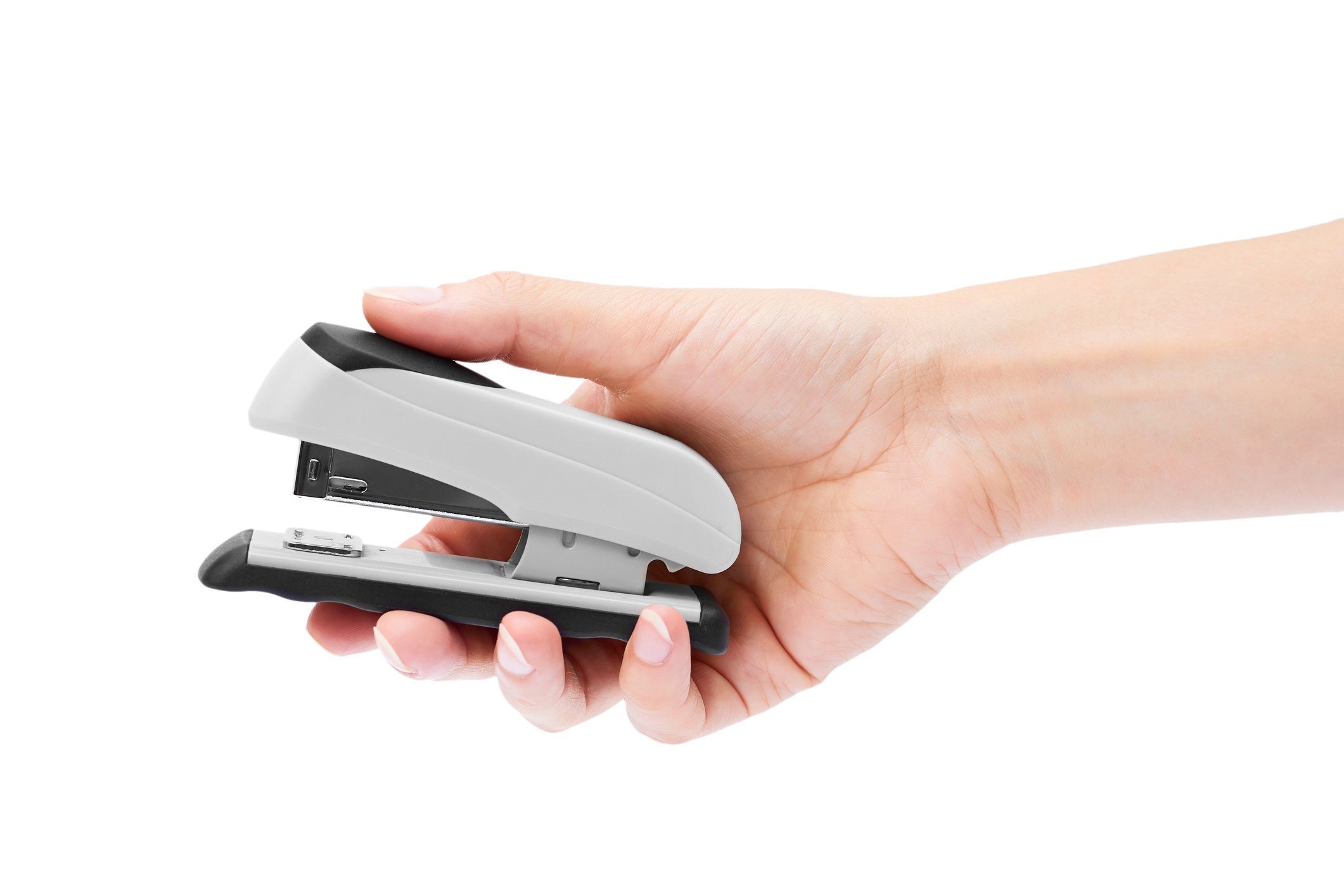 Stapler in hand