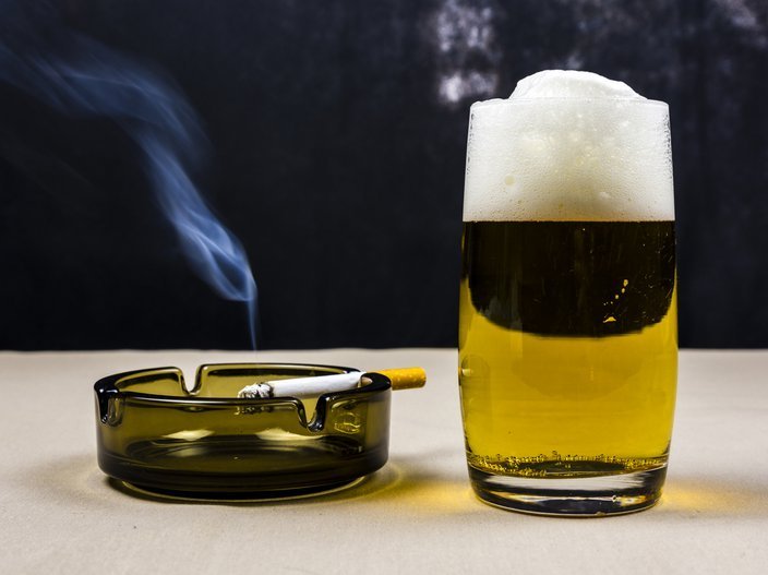 Beer and Cigarette