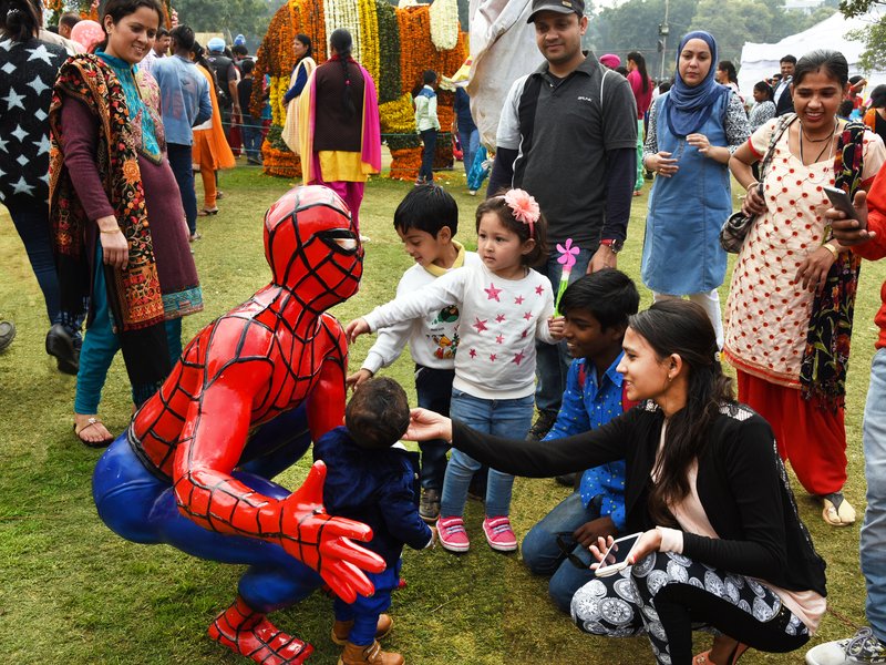 Spiderman entertainer