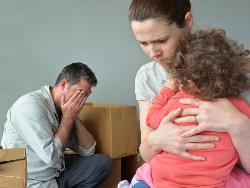 Co-parenting break-up