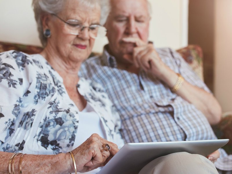 Grandparents technology tablet social media