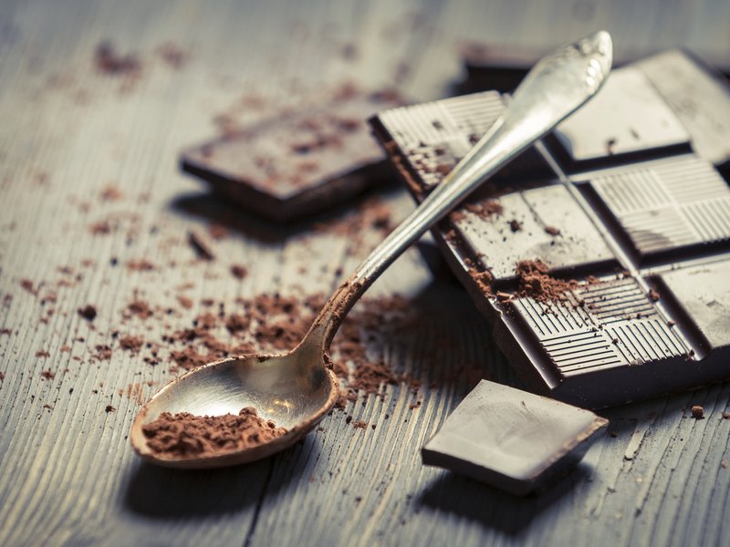 Eat dark chocolate for healthy skin