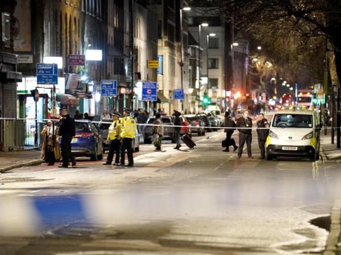 Girl, 7, critical, after shooting outside London church