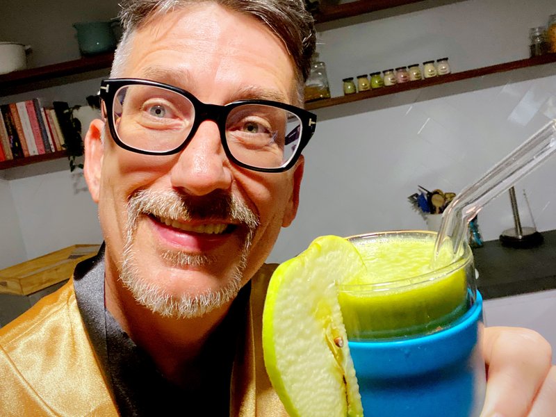Darren's Ekvis Parsley smoothie