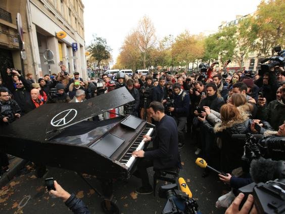 Davide Martello German pianist playing in Paris after Nov 13 shootings