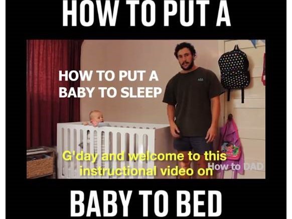image how to put a baby to sleep