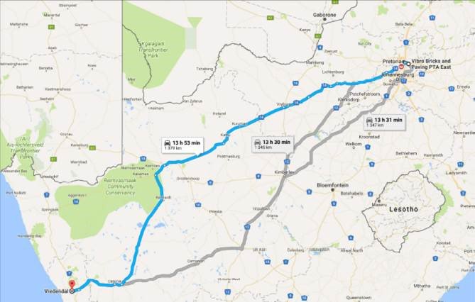 image route to boere GMA