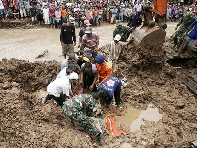 Flash flooding, landslides kill 24 in Indonesia