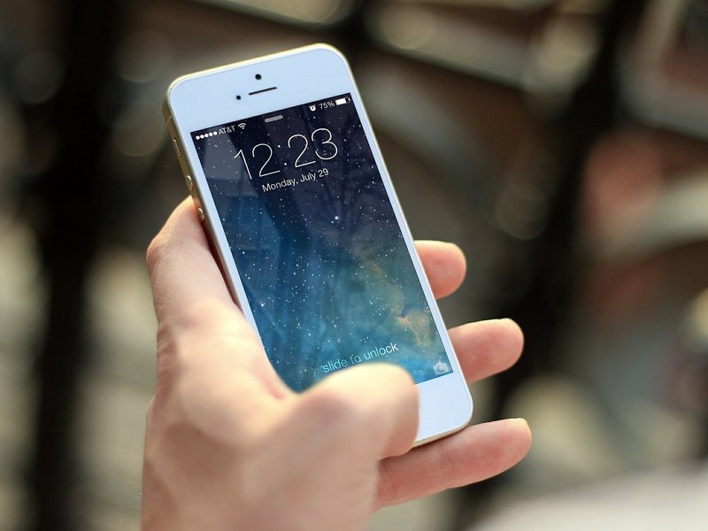Phone in hand