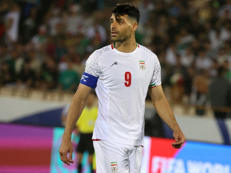 Iran forward Mehdi Taremi in FIFA Word Cup qualifier