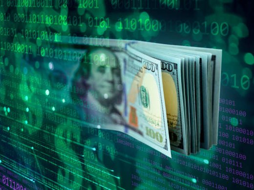 dollar banknotes digital