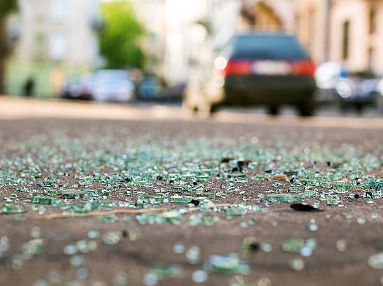 broken glass window crash generic image