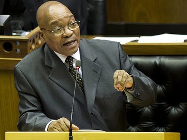 The controversial painting of President Jacob Zuma