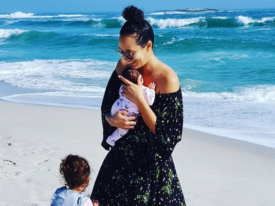 Jo-Ann Strauss and her daughters
