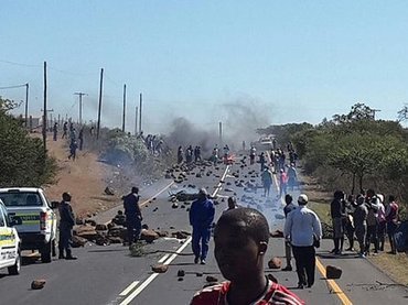 jozini protest- twitter
