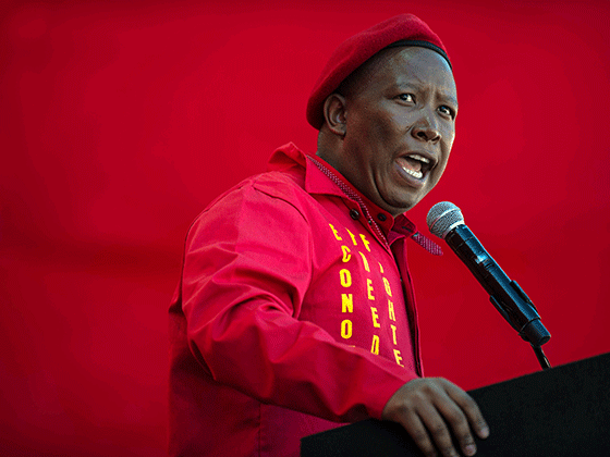 EFF leader, Julius Malema