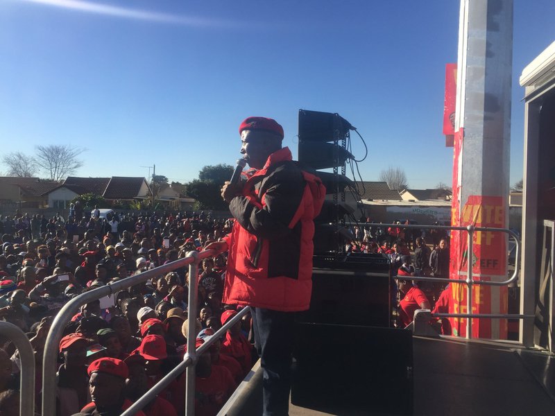 Julius Malema in Ekurhuleni_jacanews