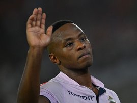 Kagiso Rabada playing for IPL team Gujarat Titans