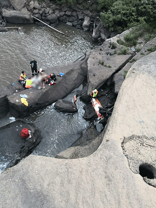 Karkloof Falls rescue