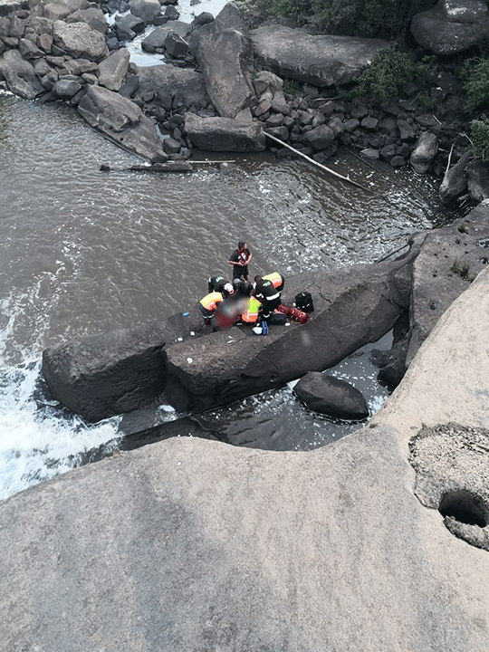 Karkloof Falls rescue