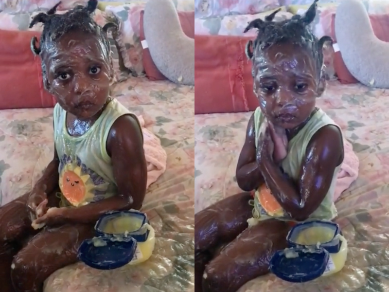 VIDEO: SA mom finds toddler covered in Vaseline