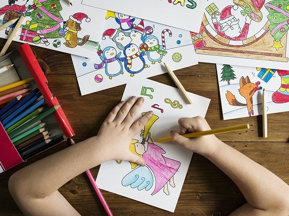 Drawings, school, school children